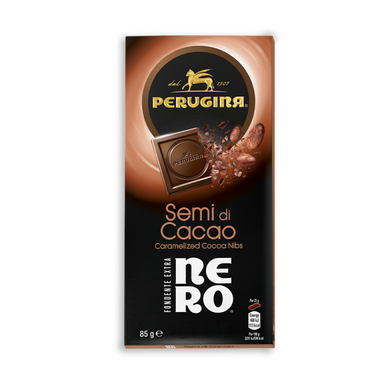 Perugina Tavoletta di Cioccolato Nero Semi di Cacao - Gr. 85  - Casa del Biscotto