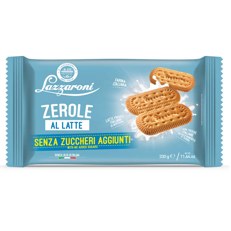 Linea Senza Zucchero - Zerole al Latte - Gr. 330 — Lazzaroni