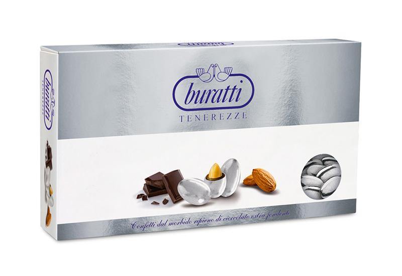Tenerezze al Cioccolato fondente - Argento - Kg. 0,5 — Buratti