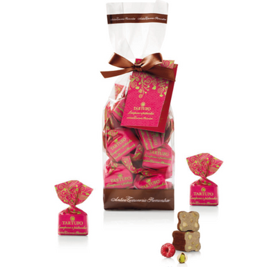 Antica Torroneria Piemontese Tartufi Dolci Lampone e Pistacchio - Gr. 200  - Dolcar S.A.S.