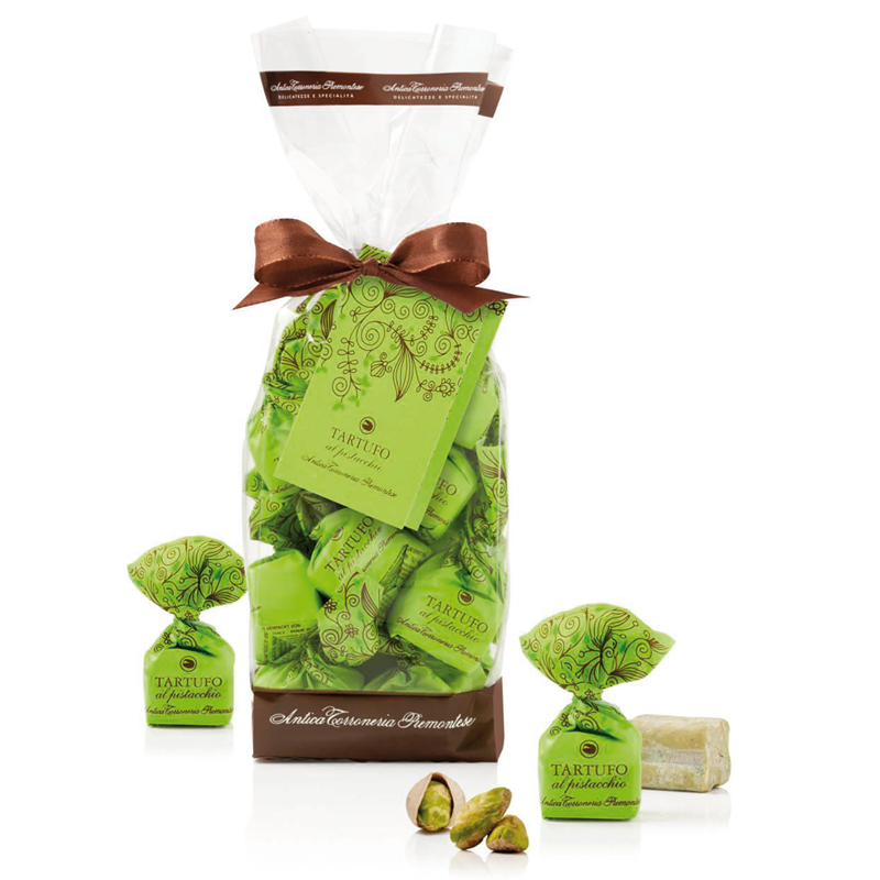 Antica Torroneria Piemontese Tartufi Dolci al Pistacchio - Gr. 200  - Dolcar S.A.S.