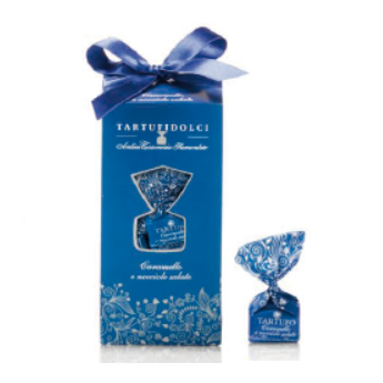Antica Torroneria Piemontese Tartufini Dolci "Le Personalizzabili" al Caramello e Nocciole Salate - Gr. 160  - Dolcar S.A.S.