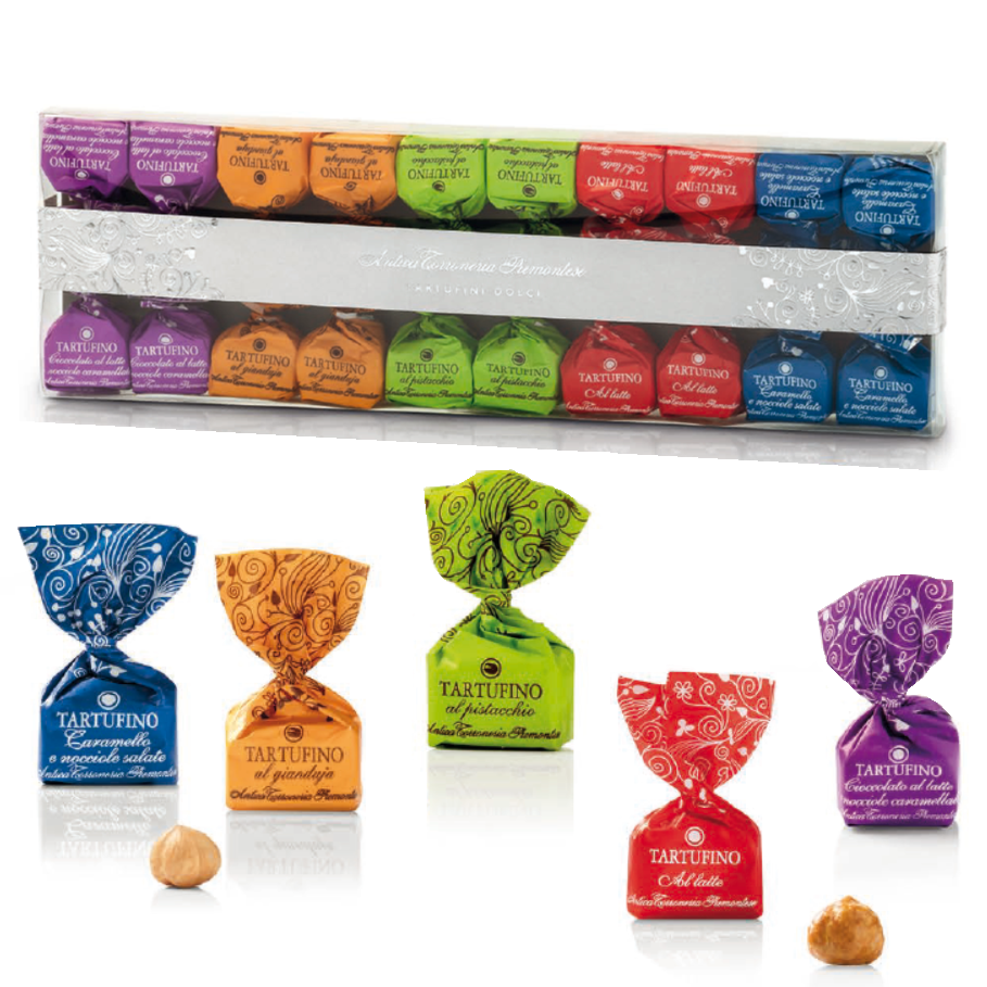 Antica Torroneria Piemontese Tartufini Dolci Misti - Pz. 20 - Gr. 140  - Dolcar S.A.S.