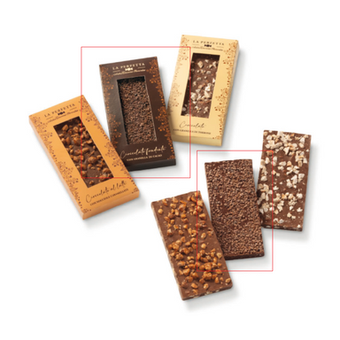 Antica Torroneria Piemontese Tavoletta di Cioccolato Fondente 70% "La Perfetta" con Fave di Cacao - Gr. 85  - Dolcar S.A.S.