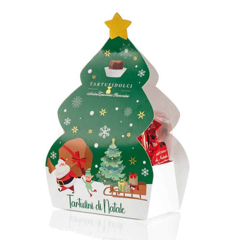 Tartufini di Natale - Confezione Alberello Verde - Gr. 180