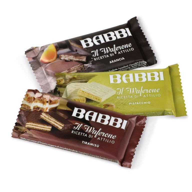 Babbi Il Waferone - Ricetta di Attilio - Pistacchio - Gr. 30  - Casa del Biscotto