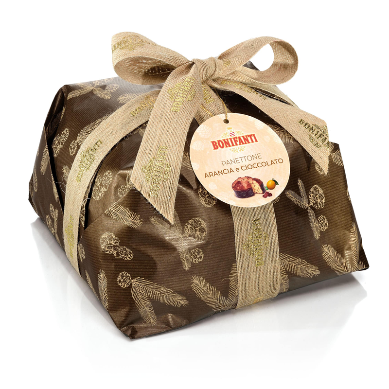 Panettone Arancia e Cioccolato - Kraft Retrò - Gr. 750
