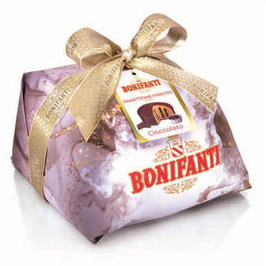 Bonifanti Panettone Farcito al Cioccolato - Gr. 750  - Dolcar S.A.S.