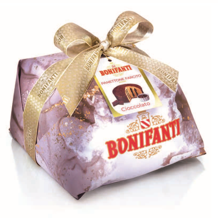 Bonifanti Panettone Farcito al Cioccolato - Gr. 750  - Dolcar S.A.S.