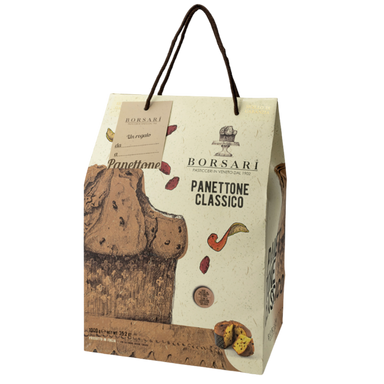 Borsari Panettone Classico - Kg. 1  - Dolcar S.A.S.