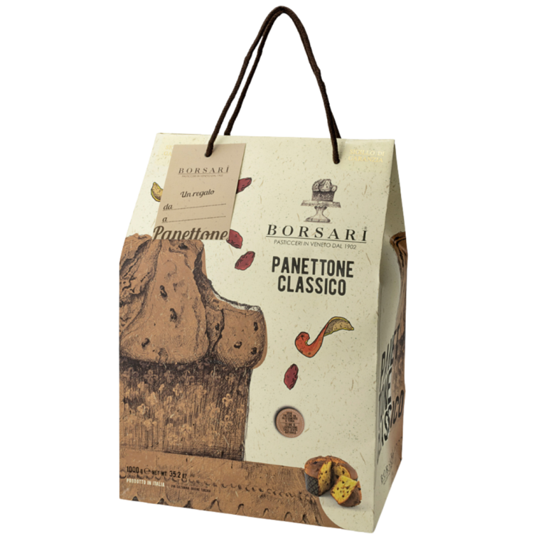 Borsari Panettone Classico - Kg. 1  - Dolcar S.A.S.