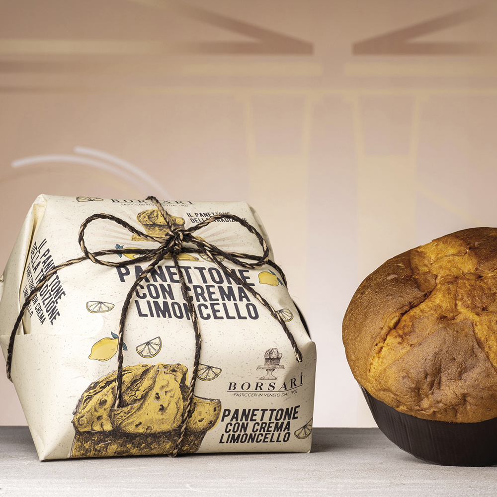 I Rustici - Panettone Crema Limoncello Incartato - Kg. 1