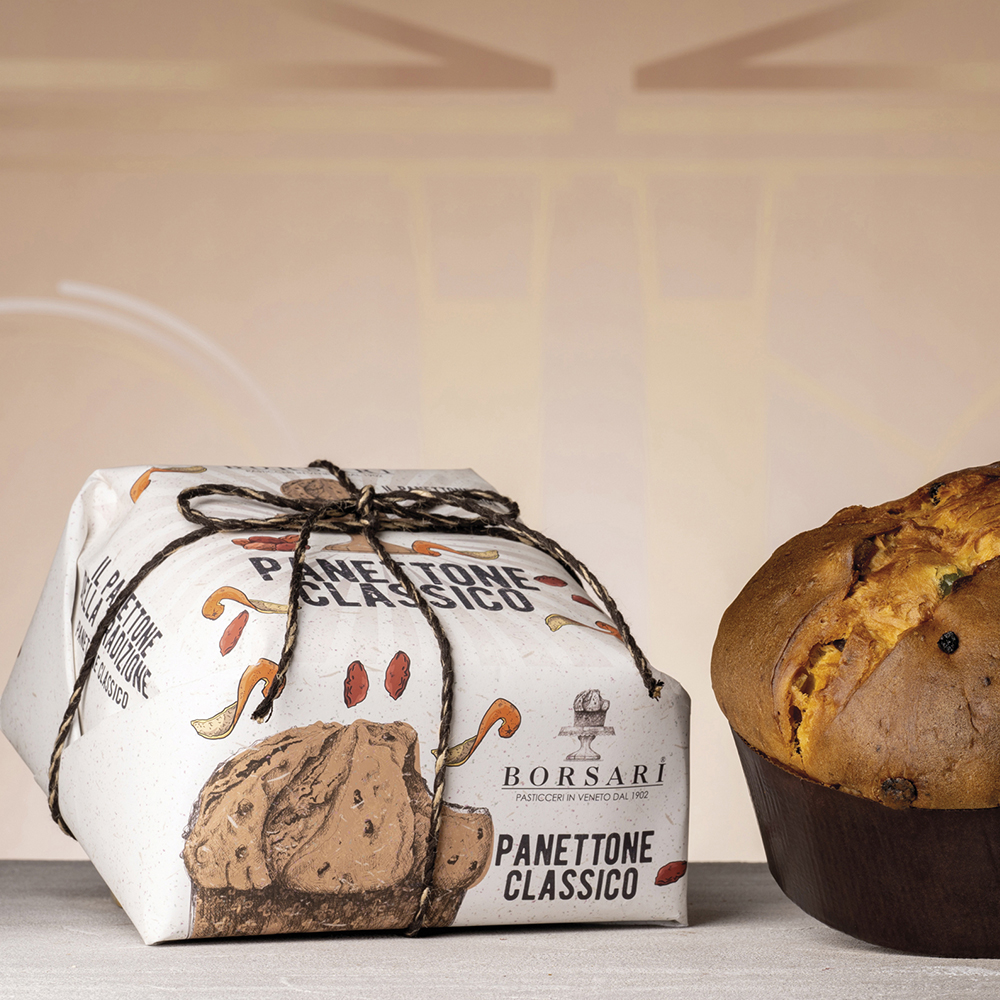 I Rustici - Panettone Classico Incartato - Kg. 1 - Pz. 6