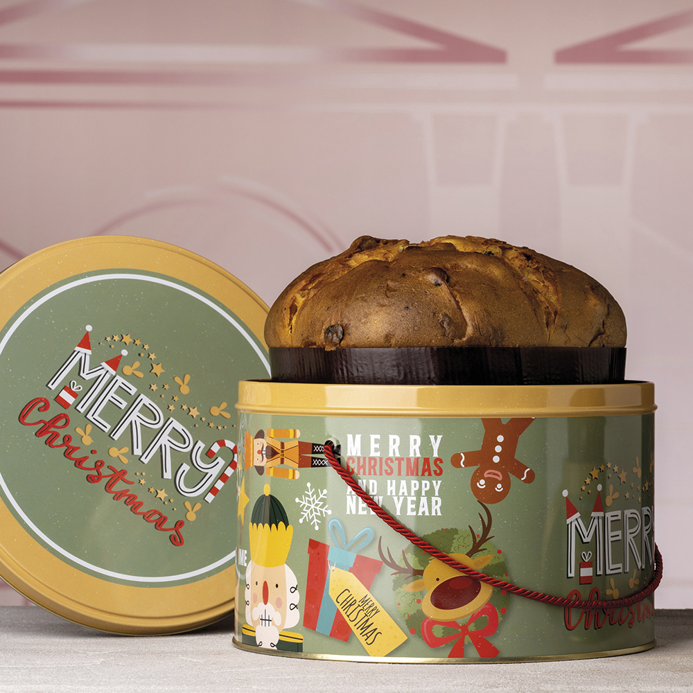 Panettone Classico - Latta "Merry Christmas" - Kg. 1