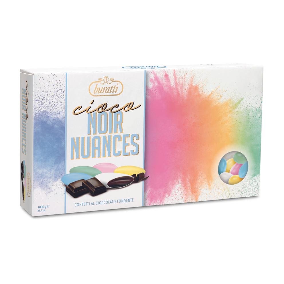 Confetti Cioccolato Fondente Noir Nuances - Arancione - Kg. 1