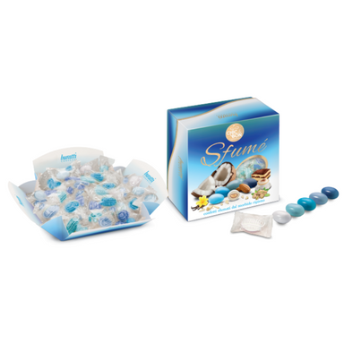 Confetti Di Mandorla Battesimo EinsSein 0,5kg – Conchiglia Azzurro Perla Per Comunioni E Nascite, Circa 125 Pezzi