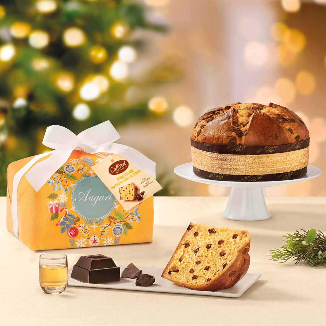 Panettone Marc de Champagne e Cioccolato - Incartato - Kg. 1