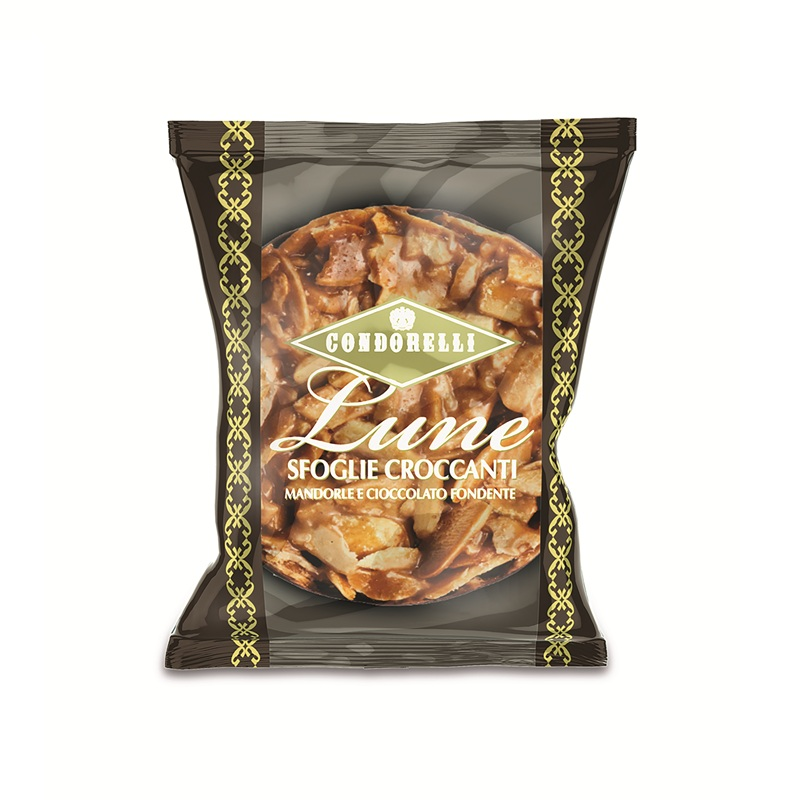 Lune - Sfoglie Croccanti Mandorle e Pistacchi - Gr. 120
