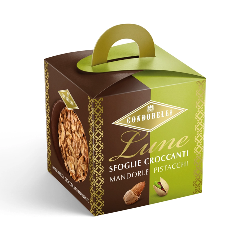Lune - Sfoglie Croccanti Mandorle e Pistacchi - Gr. 120