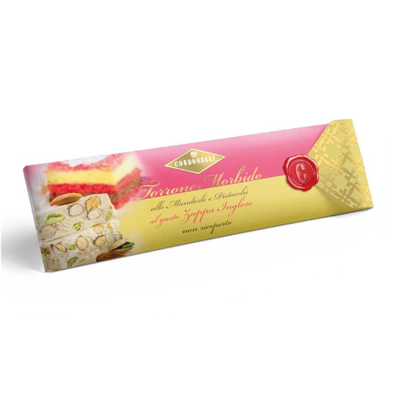 Stecca di Torrone Morbido non Ricoperto - Zuppa Inglese. - Gr. 150