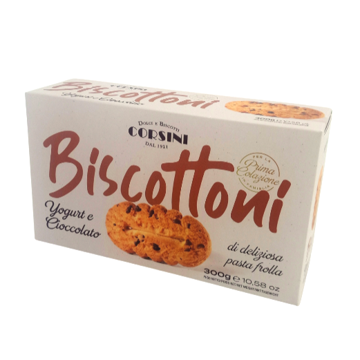 Biscottoni Yogurt e Cioccolato - Gr. 300