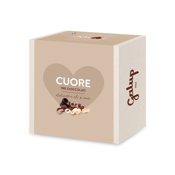 Cuore di Galup - Tre Cioccolati - Gr. 500