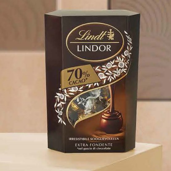 Lindor Cornet Fondente 70% - Gr. 200