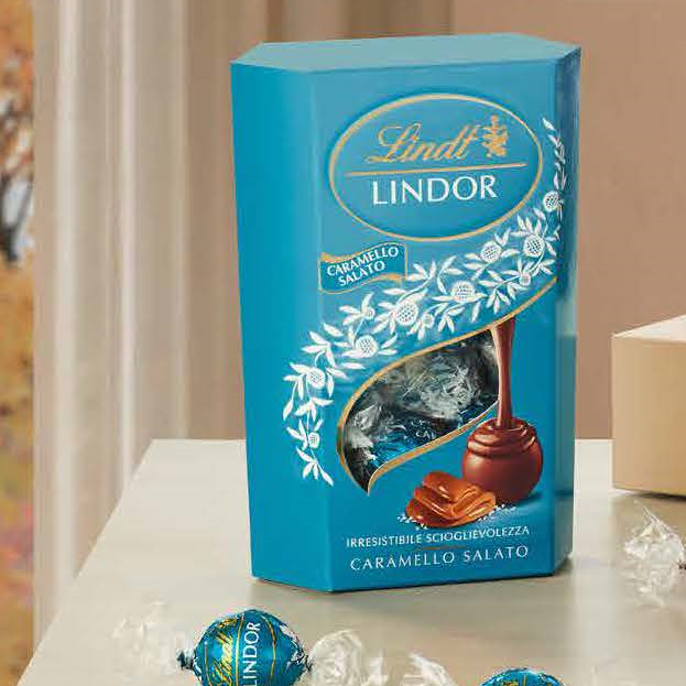 Lindor Cornet Caramello Salato - Gr. 200