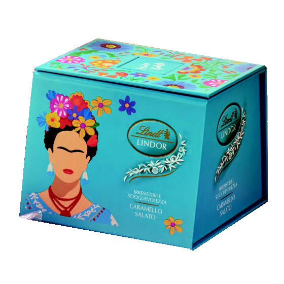 Lindt Lindor al Caramello Salato - Collezione Frida Khalo - Gr. 100  - Dolcar S.A.S.