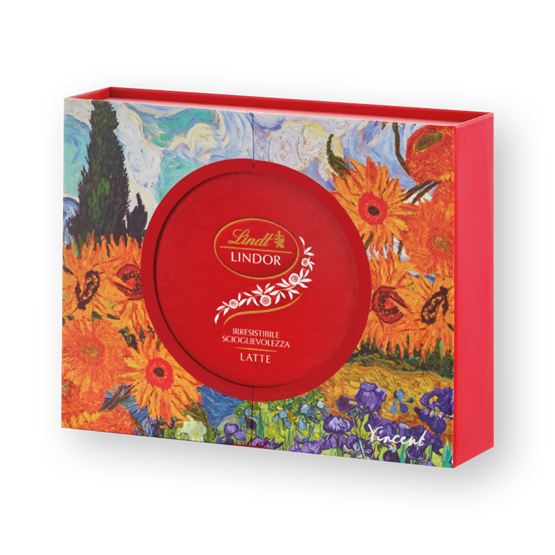 Collezione Arte Van Gogh - Scatola Boules Lindor Latte - Gr. 200