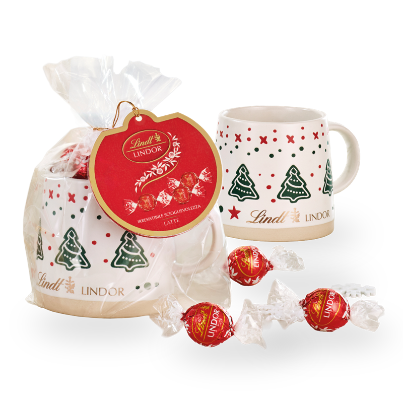 Lindt Tazza di Natale con Lindor - Gr. 125  - Dolcar S.A.S.