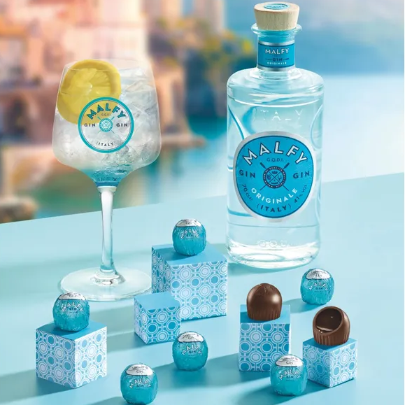 Lindt Praline Alcoliche Gin Malfy - Gr. 200  - Dolcar S.A.S.