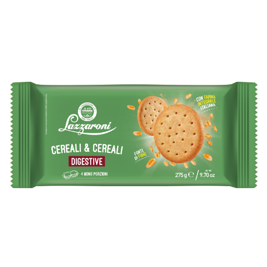 Biscotti Cereali & Cereali Digestive - 4 Monoporzioni - Gr. 275