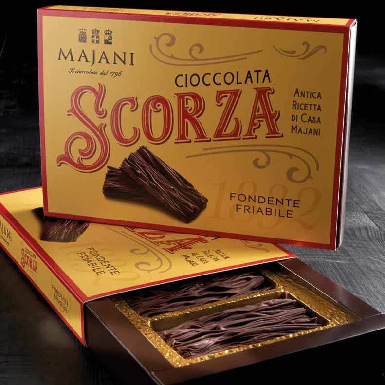 Majani Cioccolata Scorza - Scatola Regalo - Gr. 150  - Casa del Biscotto