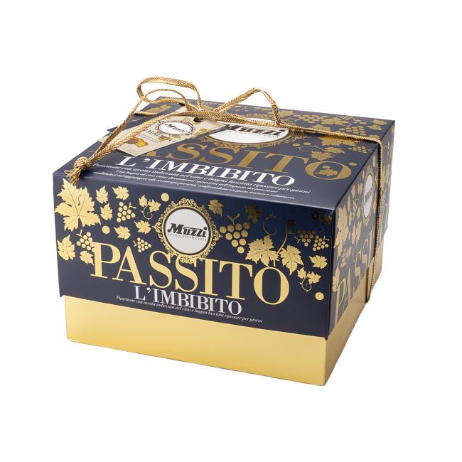 Muzzi Panettone Imbibito al Passito di Pantelleria - Kg. 1  - Dolcar S.A.S.