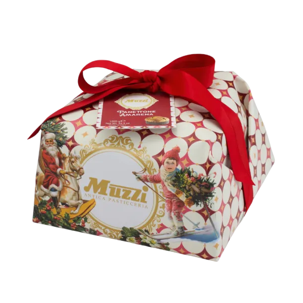 Muzzi Panettone Amarena - Kg. 1  - Dolcar S.A.S.