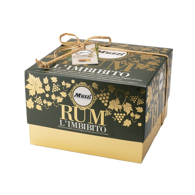 Muzzi Panettone al Rum con Gocce di Cioccolato - Kg. 1  - Dolcar S.A.S.
