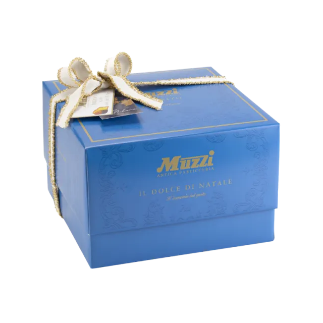 Muzzi Panettone al Gin con Cubetti di Limone Canditi - Kg. 1  - Dolcar S.A.S.