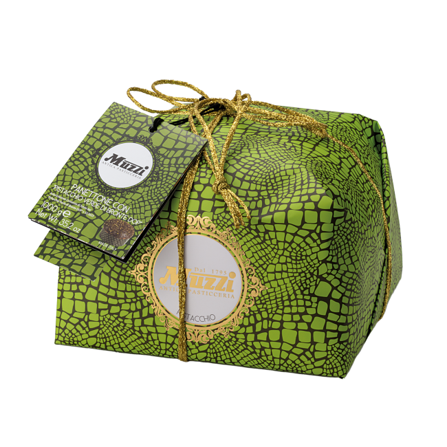 Muzzi Panettone Pistacchio - Kg. 1  - Dolcar S.A.S.