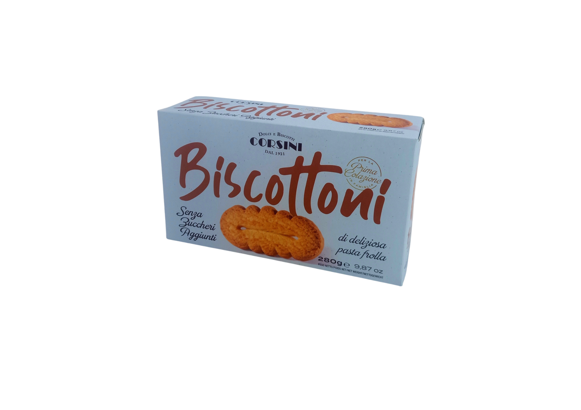 Corsini Biscottoni Senza Zucchero - Gr. 280  - Dolcar S.A.S.