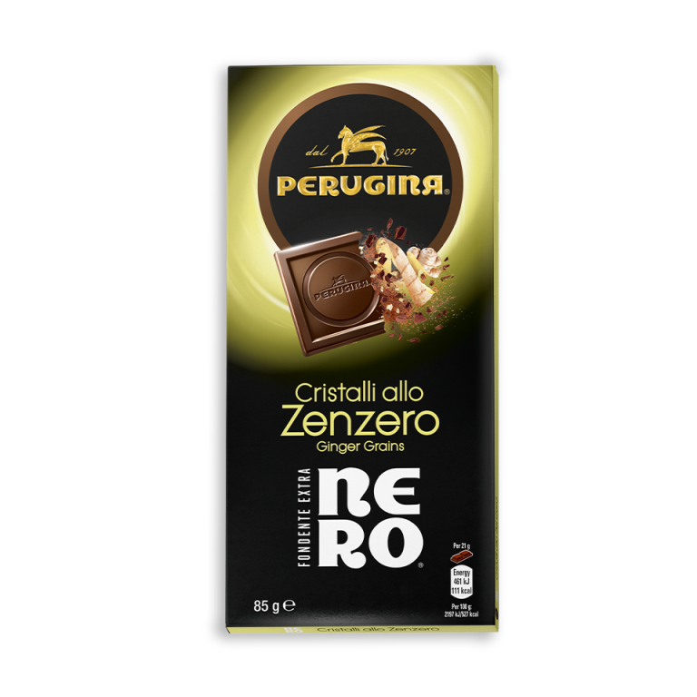 Perugina Tavoletta di Cioccolato Nero Zenzero - Gr. 85  - Casa del Biscotto