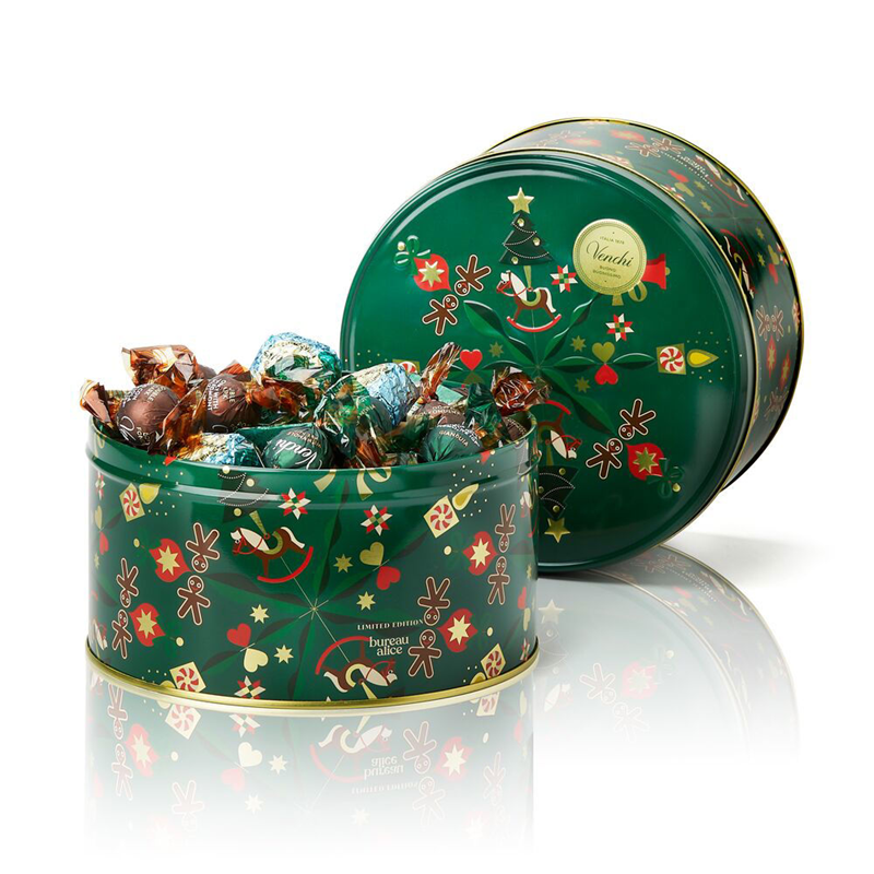 Latta di Natale con Cioccolatini Assortiti - Gr. 400