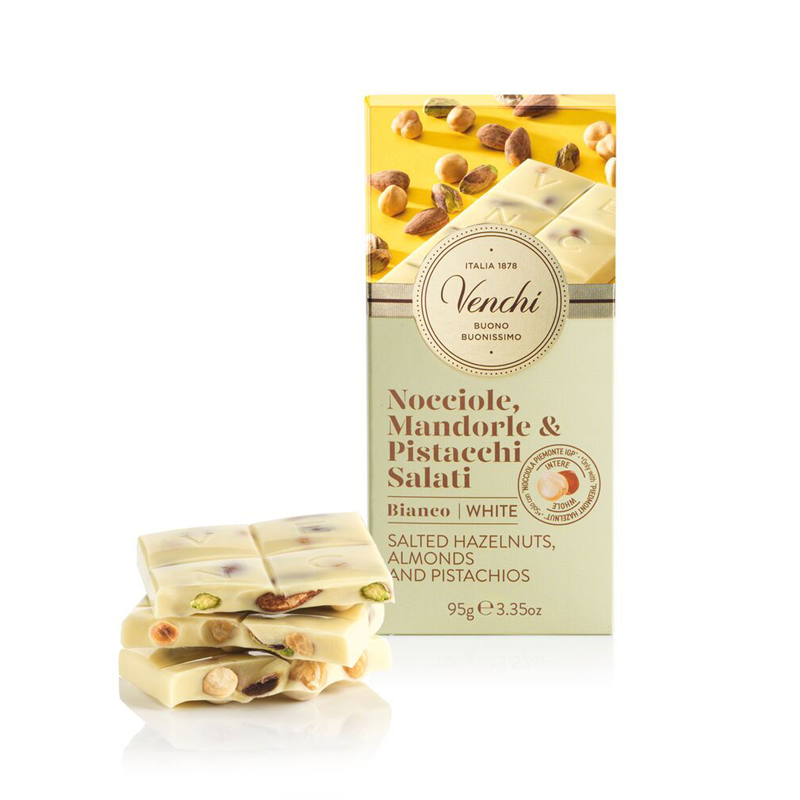 Venchi Tavoletta Bianco Salata - Gr. 95  - Dolcar S.A.S.