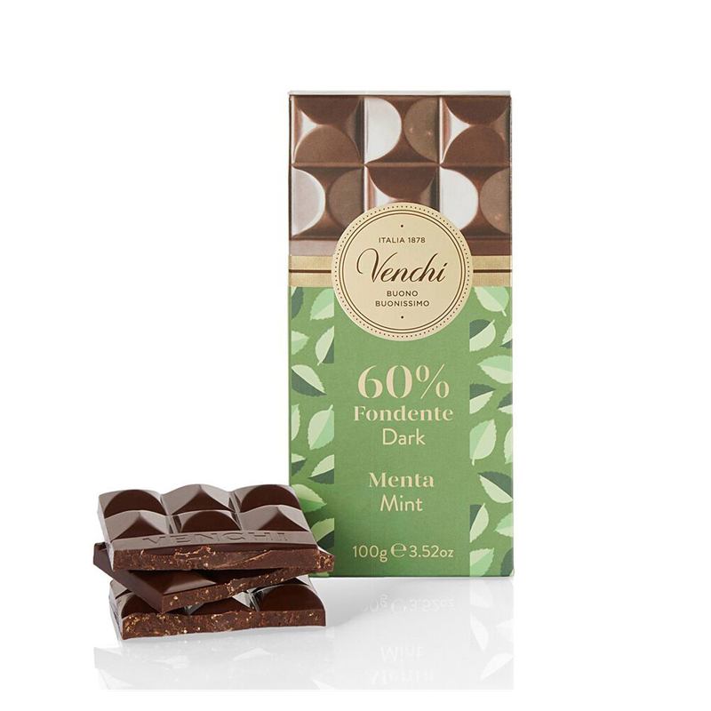 Venchi Tavoletta Fondente & Menta - Gr. 100  - Dolcar S.A.S.