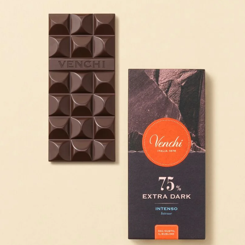 Tavoletta di Cioccolato Extra Fondente 75% - Gr. 78