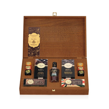 Venchi Chocolate & Rhum Riserva 20 anni Experience - 332 Gr. + 20 Cl.  - Dolcar S.A.S.