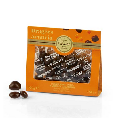 Venchi Sacchetto Scorzone d'Arancia Fondente - Gr. 100  - Dolcar S.A.S.