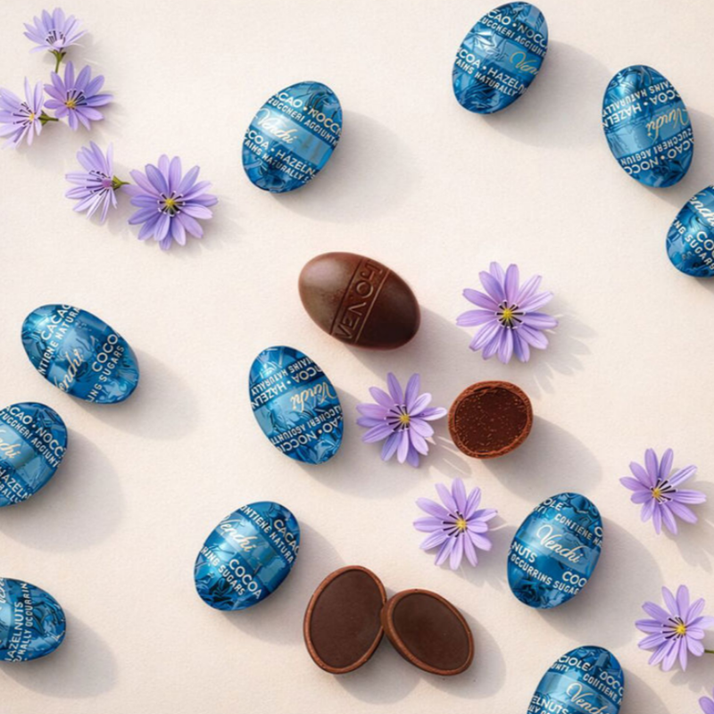 Venchi Ovetti Ripieni - No Zuccheri Aggiunti - Gr. 500  - Dolcar S.A.S.