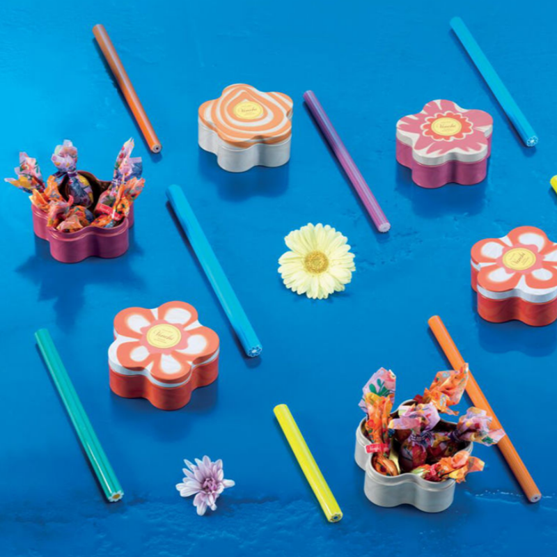 Venchi Lattina Fiore Teresa Rego con Ovetti di Cioccolato  - Gr. 55  - Dolcar S.A.S.