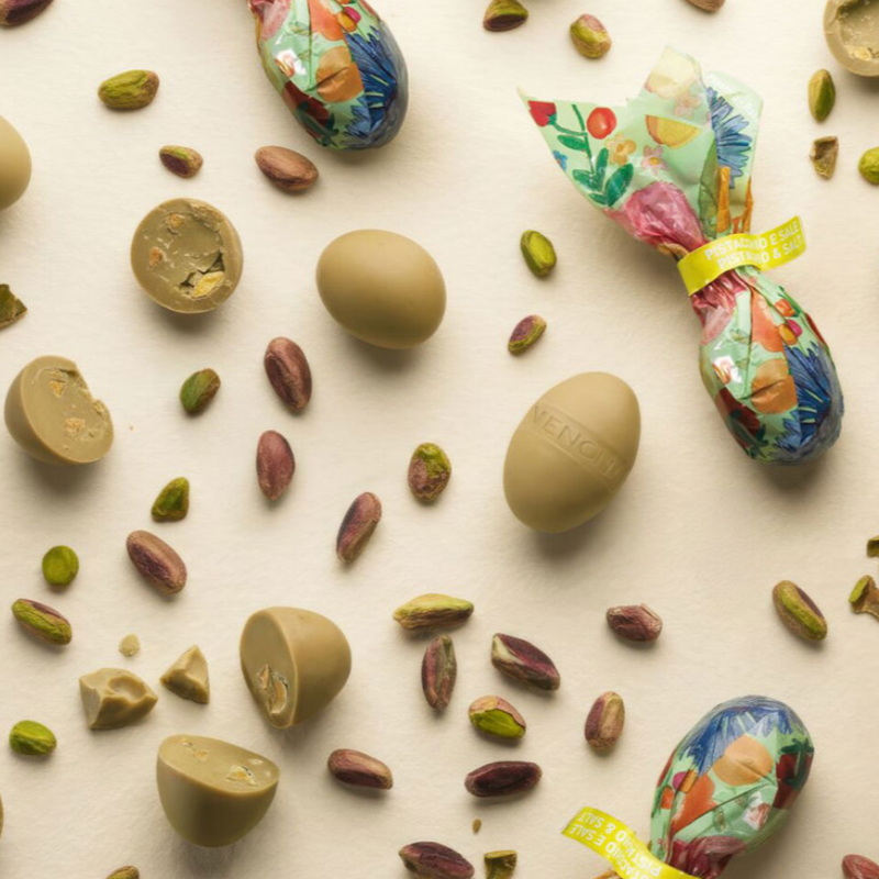 Venchi Ovetti Ciuffo Pistacchio Salato - Gr. 500  - Dolcar S.A.S.